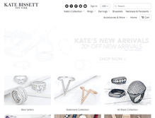 Tablet Screenshot of katebissett.com